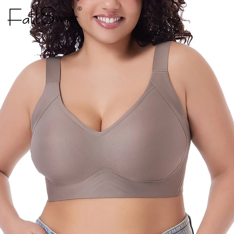 Mona FallSweet Push-Up Bra - Seamless Plus Size Wireless Bralette